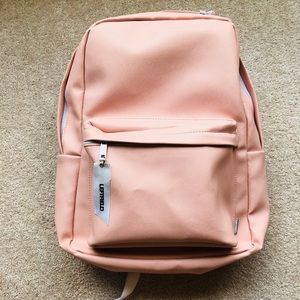 Japanese Brand Leftfield Pink Backpack